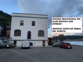 Oficina provisional del Club Náutico por obras